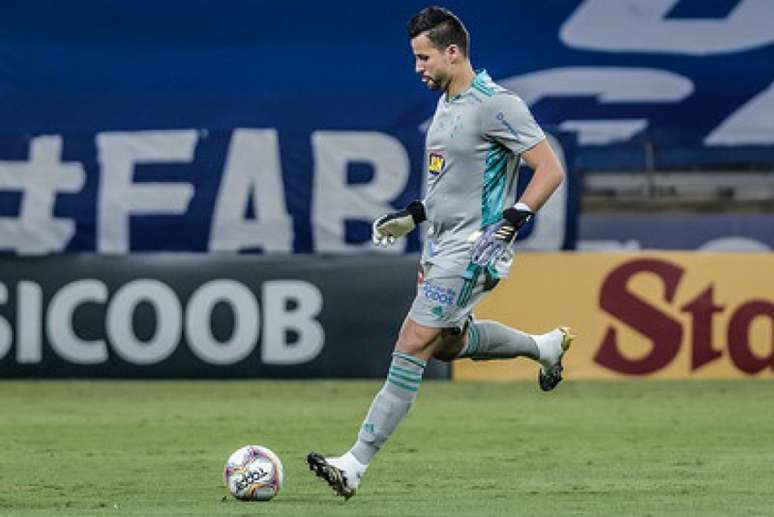 Fábio teve um papel importante na vitória celeste com uma grande defesa no fim do jogo, garantindo os três pontos para a Raposa- (Bruno Haddad/Cruzeiro)