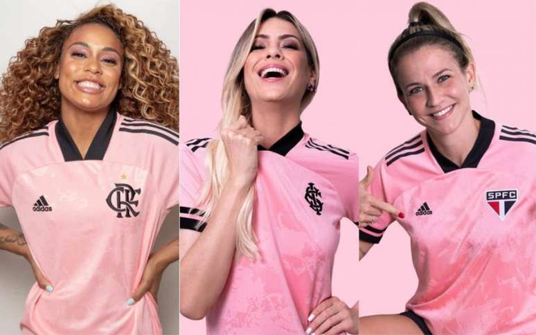 Flamengo, Internacional e São Paulo são alguns dos clubes que participam da campanha (Foto: Divulgação/Adidas)