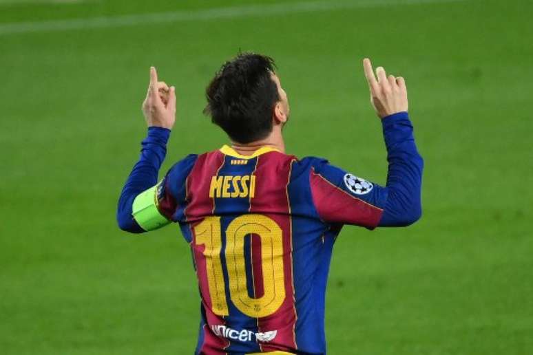Lionel Messi marcou no meio de semana pela Liga dos Campeões (Foto: AFP)