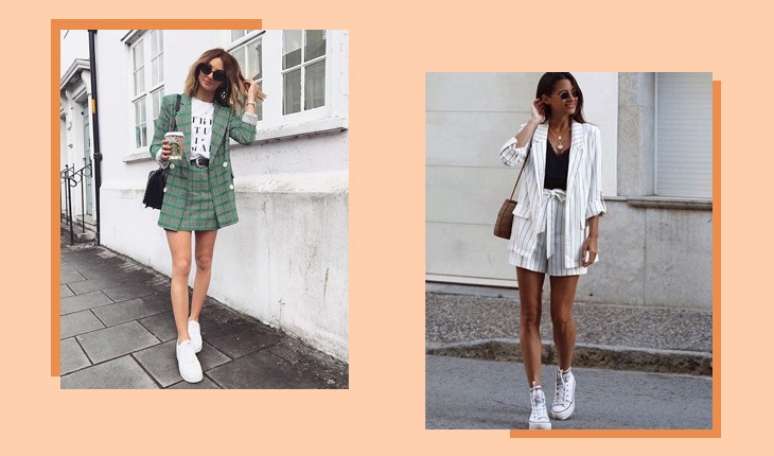 Looks de discount festa com tenis