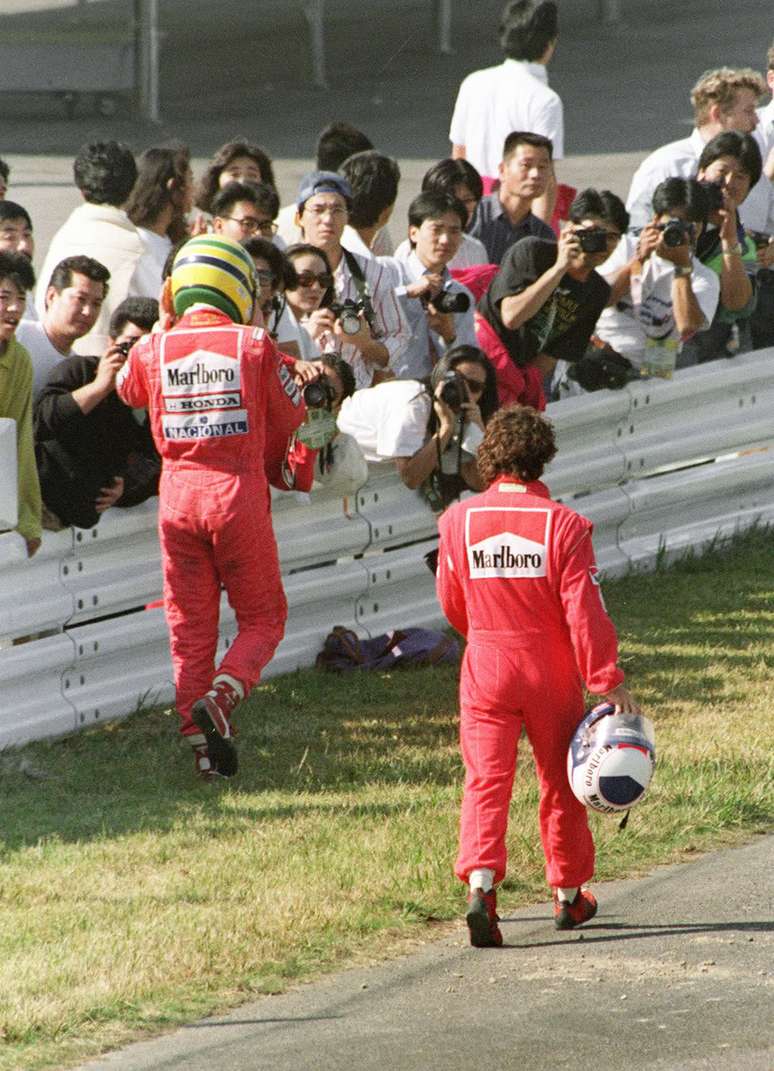Fim de uma corrida que durou 364 dias: Senna estava vingado de Prost.
