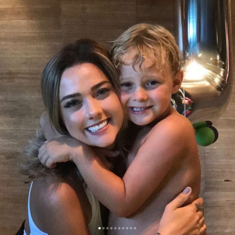 Carol Dantas, mãe do filho do jogador, Davi Lucca, de 9 anos (Reprodução/Instagram)