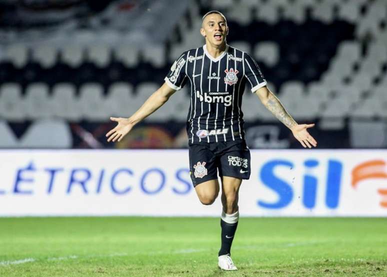 Gustavo Mantuan foi o melhor em campo na vitória sobre o Vasco, fora de casa (Foto: Rodrigo Coca/Ag. Corinthians)