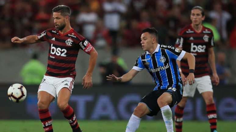 Em três meses, Diego recuperou-se de grave lesão e pôde participar do 5 a 0 histórico (Alexandre Vidal / Flamengo)