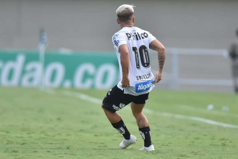 Soteldo tem 77 jogos e 15 gols com a camisa do Santos (Foto: Ivan Storti/Santos FC)