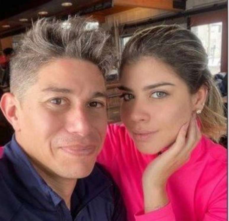 Miriã Rocha e Dario Conca ficaram juntos mais de um ano (Reprodução)