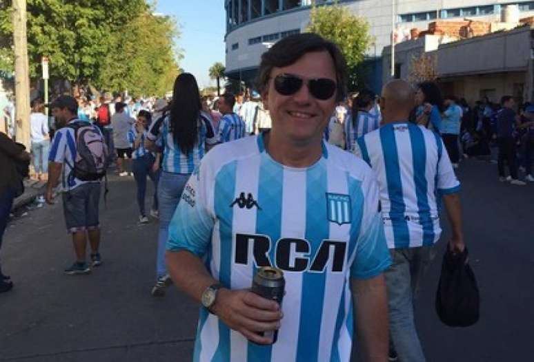 Mauro Cezar é admirador do Racing (Foto: Reprodução)