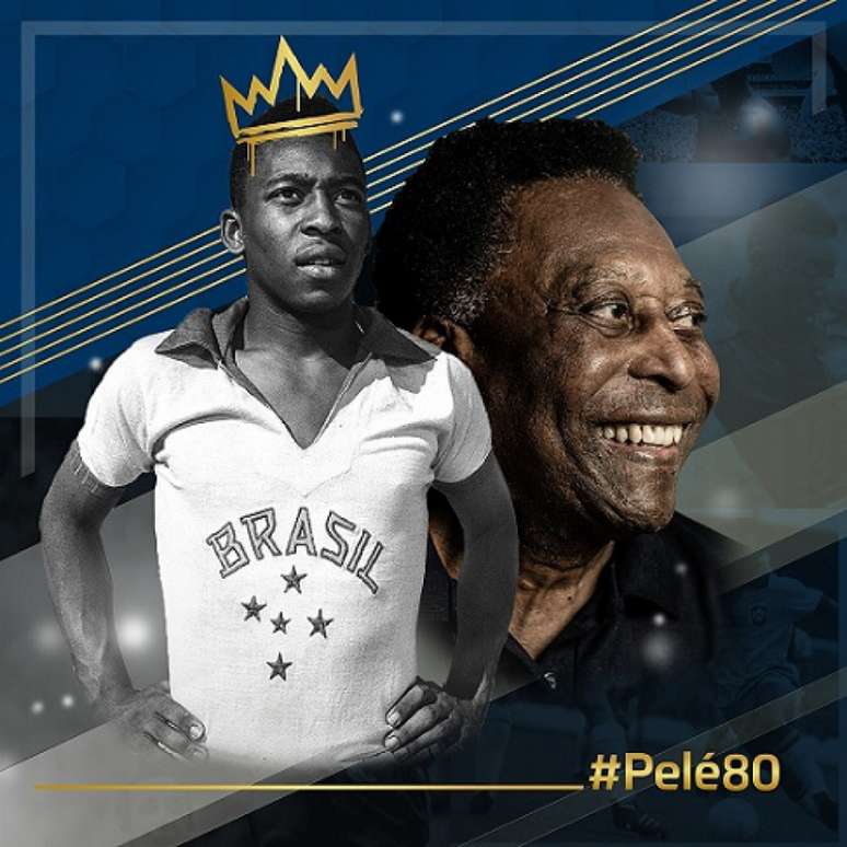 Pelé brilhou com a camisa da Seleção, mas também já usou o manto de outros clubes (Lance!)