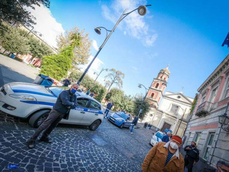 Centro de Arzano, na região metropolitana de Nápoles, capital da Campânia