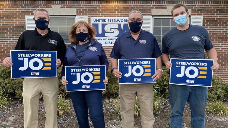 Sindicato da USW tamb&eacute;m est&aacute; fazendo campanha