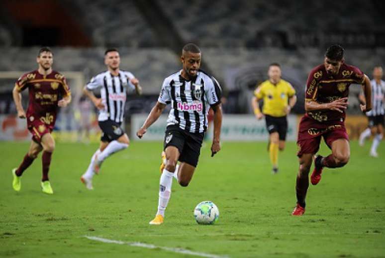 Keno será desfalque certo do time alvinegro para o jogo contra o Palmeiras, na segunda-feira, 2 de novembro-(Pedro Souza/Atlético-MG)