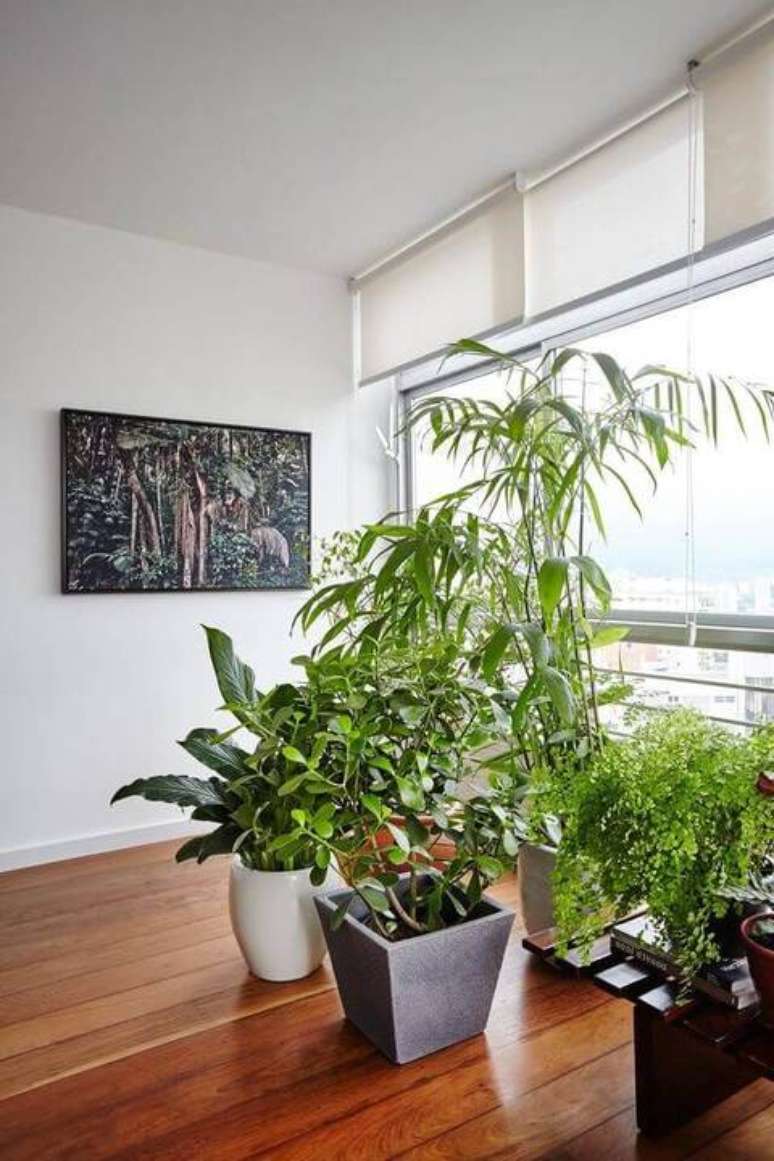 35. Plantas para apartamento são perfeitas para compor cômodos grandes. Projeto de INÁ Arquitetura