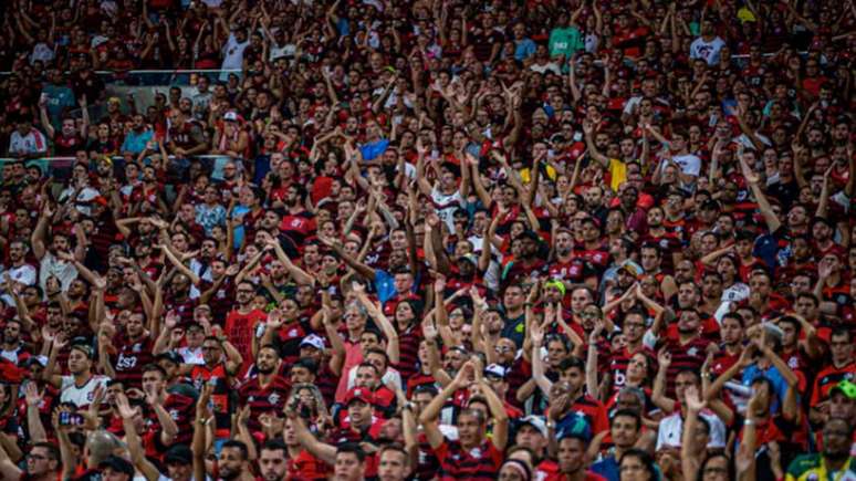 O torcedor do Flamengo também faz a diferença no ambiente virtual (Foto: Paula Reis/Flamengo)