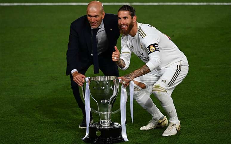 Sergio Ramos é um dos maiores ídolos do Real Madrid (Foto: GABRIEL BOUYS / AFP)