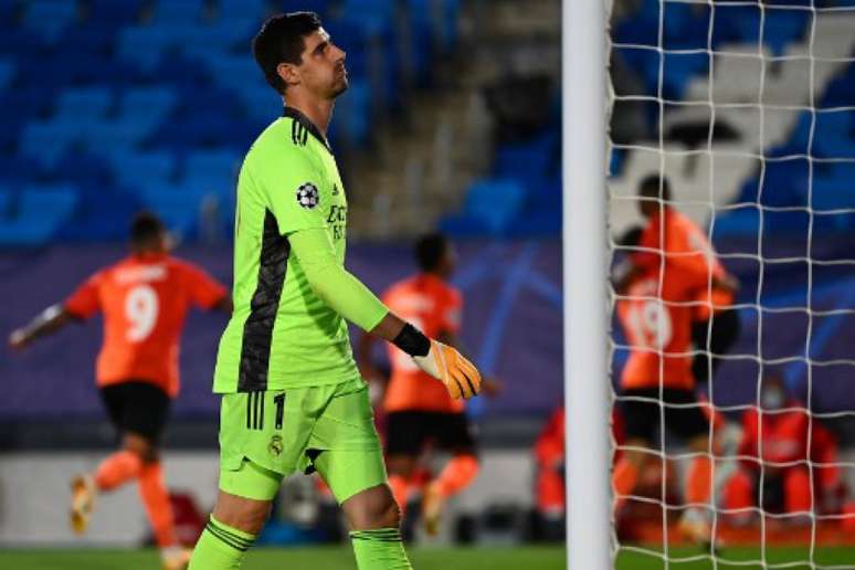 Real Madrid perdeu para o Shakhtar na primeira rodada da Liga dos Campeões (Foto: GABRIEL BOUYS / AFP)