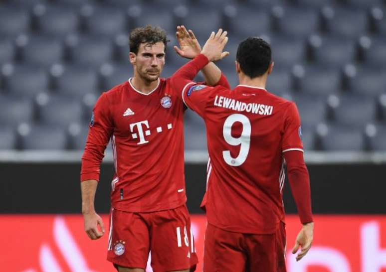 Goretzka marcou no 4 a 0 sobre o Atlético de Madrid (Foto: AFP)