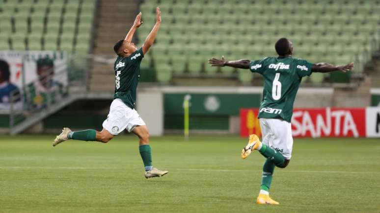 Palmeiras venceu o São Paulo de virada no Allianz Parque (Foto: Fabio Menotti/Palmeiras)