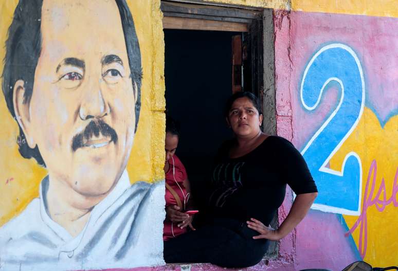Pintura representando presidente da Nicarágua, Daniel Ortega, em Catarina
01/10/2020
REUTERS/Oswaldo Rivas