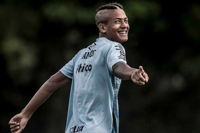 Ângelo atuou pouco mais de 30 minutos contra o Flu (Foto: Ivan Storti/Santos FC)