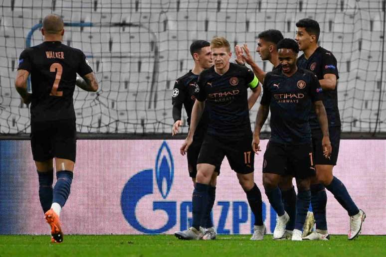 Manchester City tem 100% de aproveitamento na Liga dos Campeões (Foto: CHRISTOPHE SIMON / AFP)