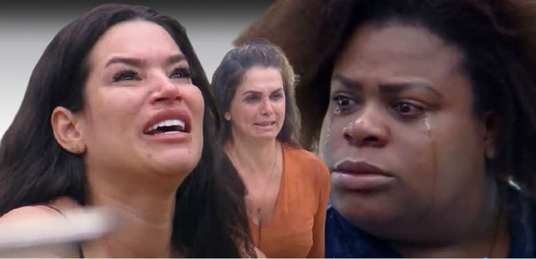 Raíssa, Luiza (já eliminada) e Jojo em ‘A Fazenda 12’: todo mundo à beira de um ataque de nervos 