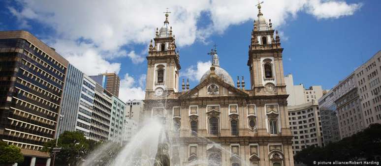 Igreja da Candelária, no Rio de Janeiro. Grupo que defende o aborto legal foi alvo de ação de organização católica ultraconservadora 