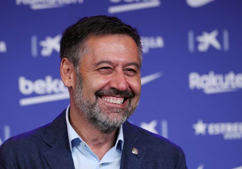 Josep Maria Bartomeu durante entrevista coletiva em Barcelona
20/08/2020 REUTERS/Albert Gea