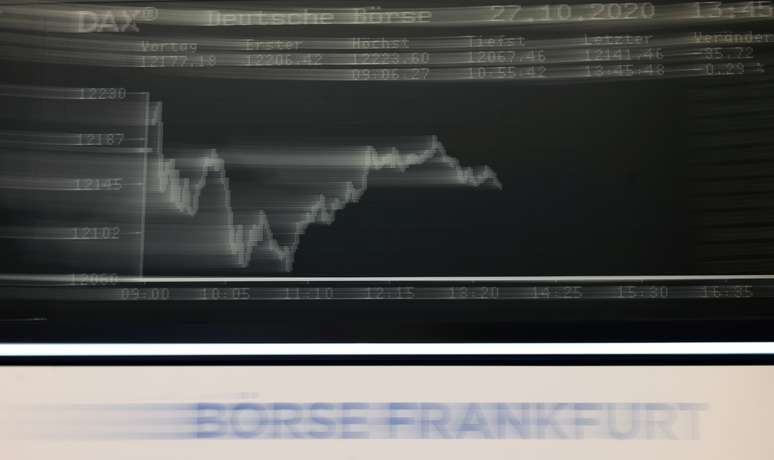 Bolsa de valores de Frankfurt, Alemanha 
27/10/2020
REUTERS/Kai Pfaffenbach