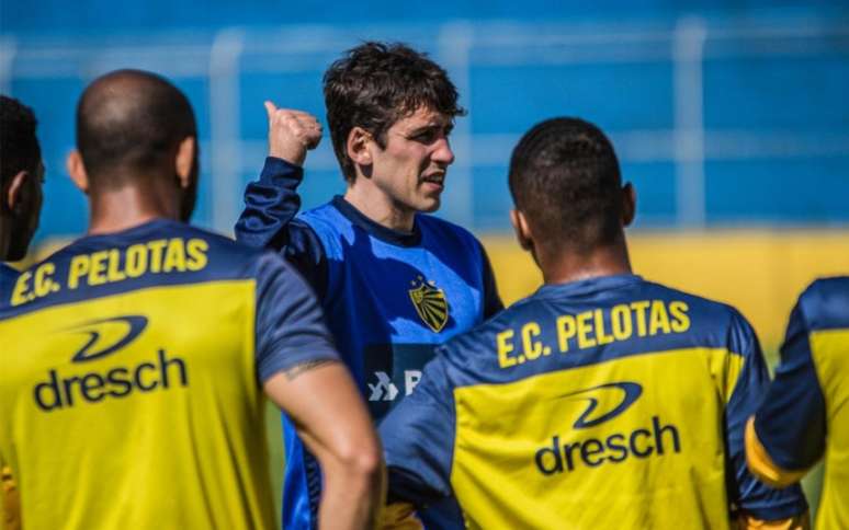 Ricardo Cobalchini viu o time do Pelotas aplicar uma goleada histórica no São Caetano (Tales Leal/AI ECP)