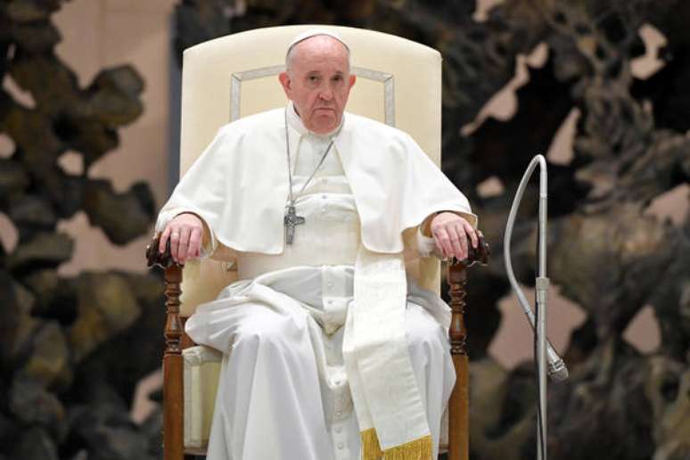 Papa Francisco em audiência geral no Vaticano