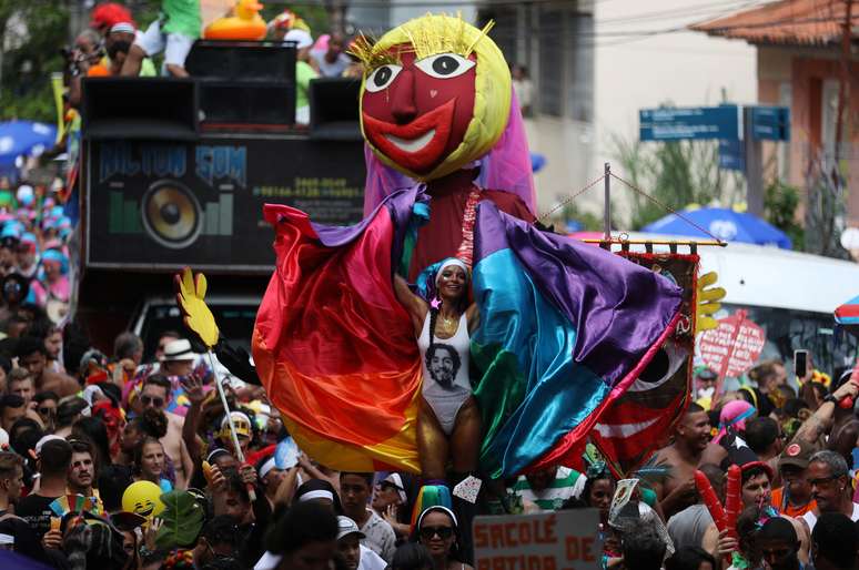 Desfile do bloco "Carmelitas" durante Carnaval do Rio de Janeiro
01/03/2019
REUTERS/Pilar Olivares
