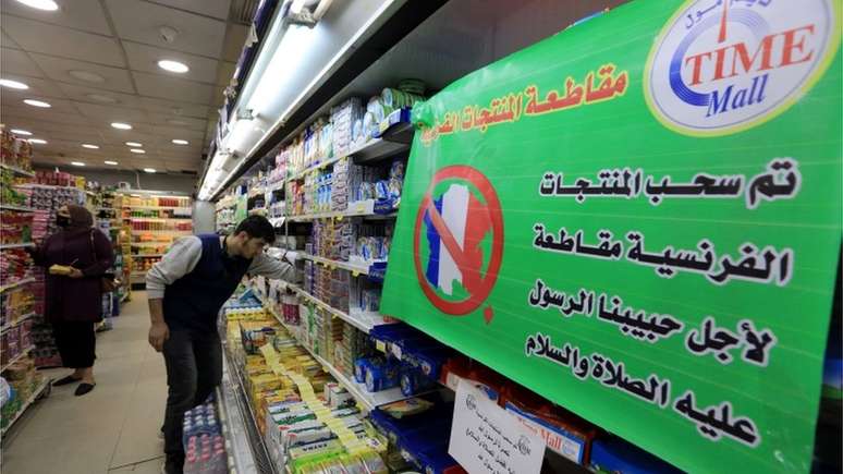 A Jordânia é um dos vários países árabes onde os produtos franceses foram retirados das lojas