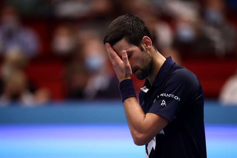 Novak Djokovic no Aberto de Viena
30/10/2020
REUTERS/Lisi Niesner