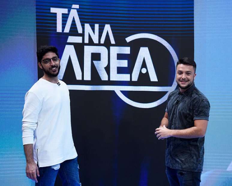 Magno Navarro e Igor Rodrigues vão apresentar o "Tá na Área" (Foto: Divulgação/Globo)