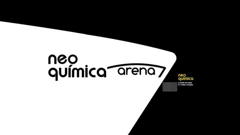 Nova identidade visual da Neo Química Arena foi apresentada em jogo da Copa do Brasil (Foto: Divulgação)