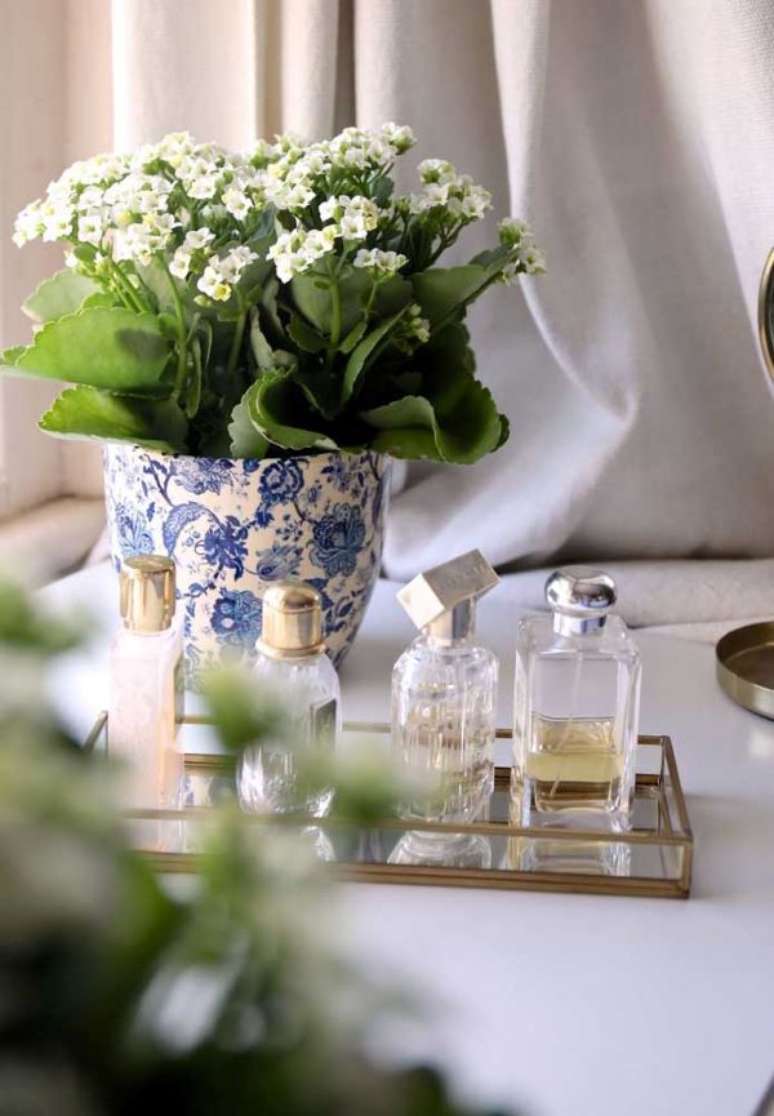 30. Decore sua casa com lindos vasos de flor da fortuna – Via: Pinterest