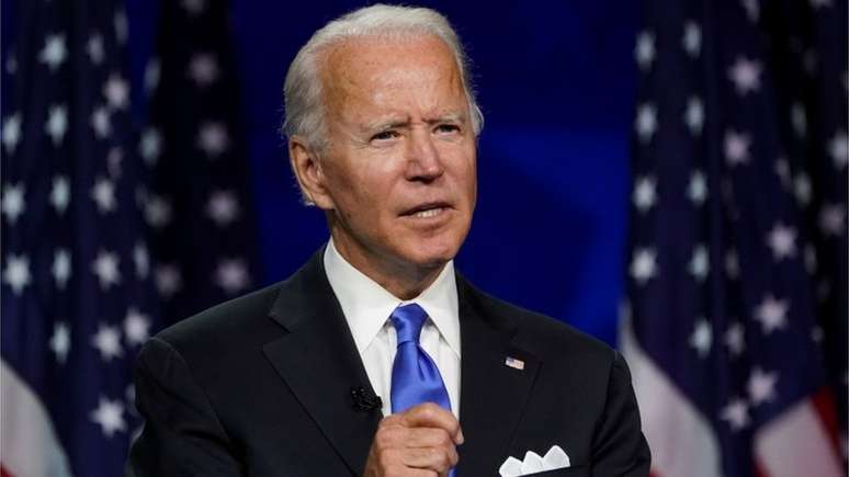 O candidato democrata Joe Biden espera receber muitos votos anti-Trump