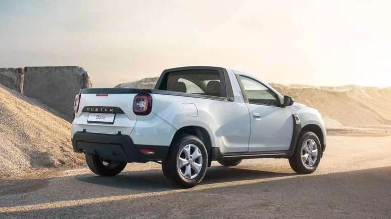 Dacia Duster Pick-up tem uma caçamba compacta com capacidade para transportar 1.000 litros de carga.