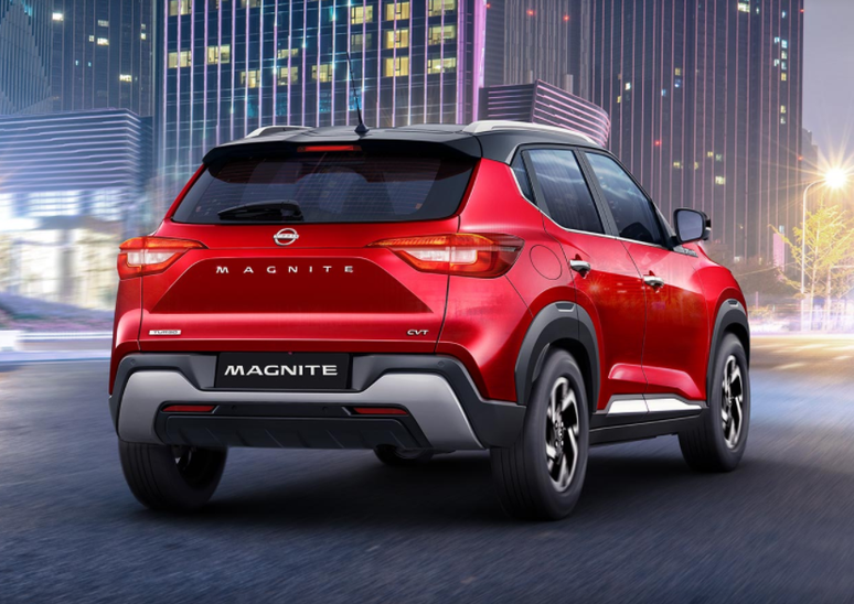 Nissan Magnite: porta-malas com capacidade para 360 litros.