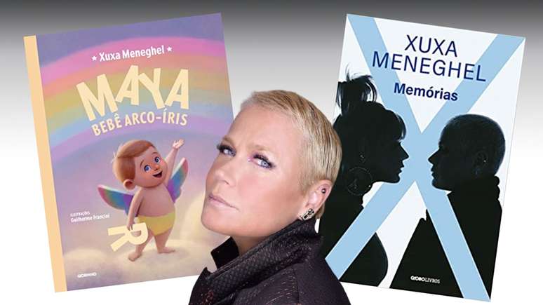 Xuxa entre seus livros recém-lançados: uma artista impávida em ótima fase pessoal e profissional aos 57 anos