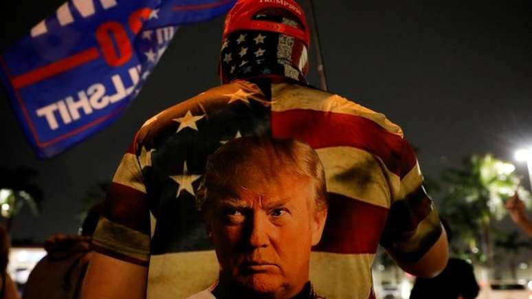 Houve protestos de eleitores de Trump nos últimos dias nos EUA