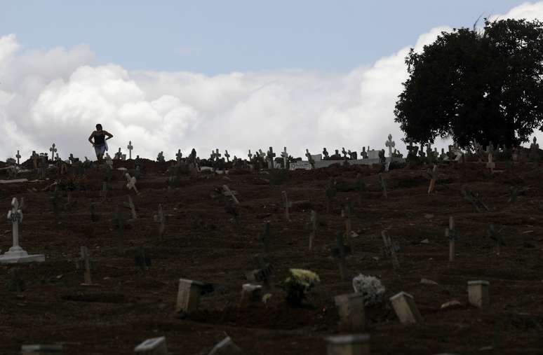 Cemitério no Rio de Janeiro
02/11/2020
REUTERS/Ricardo Moraes