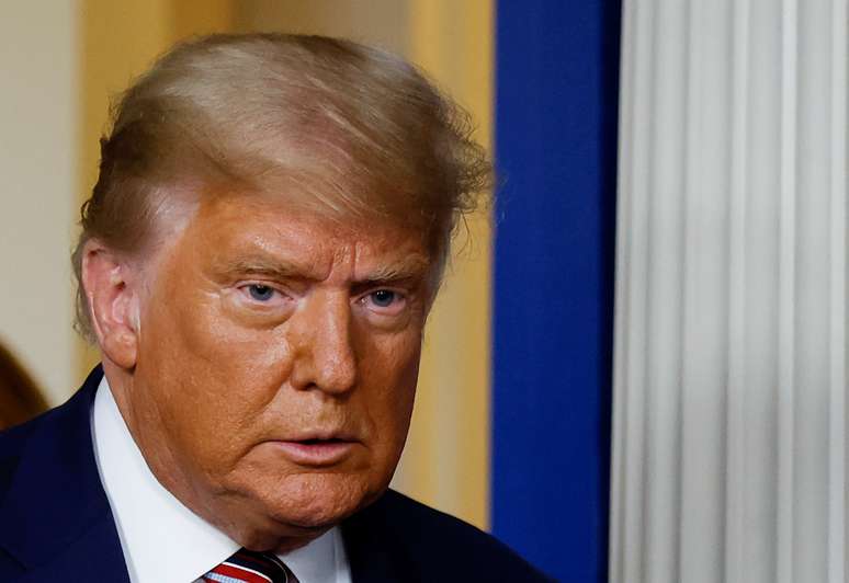 Presidente dos EUA, Donald Trump, na Casa Branca
05/11/2020 REUTERS/Carlos Barria