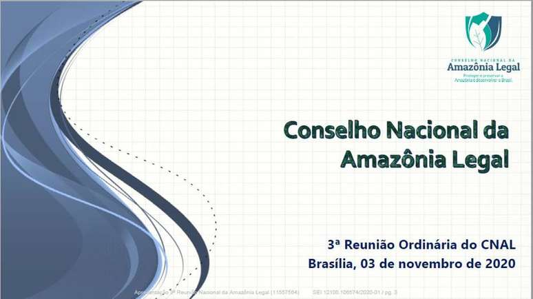 3ª Reunião Ordinária do Conselho Nacional da Amazônia Legal.