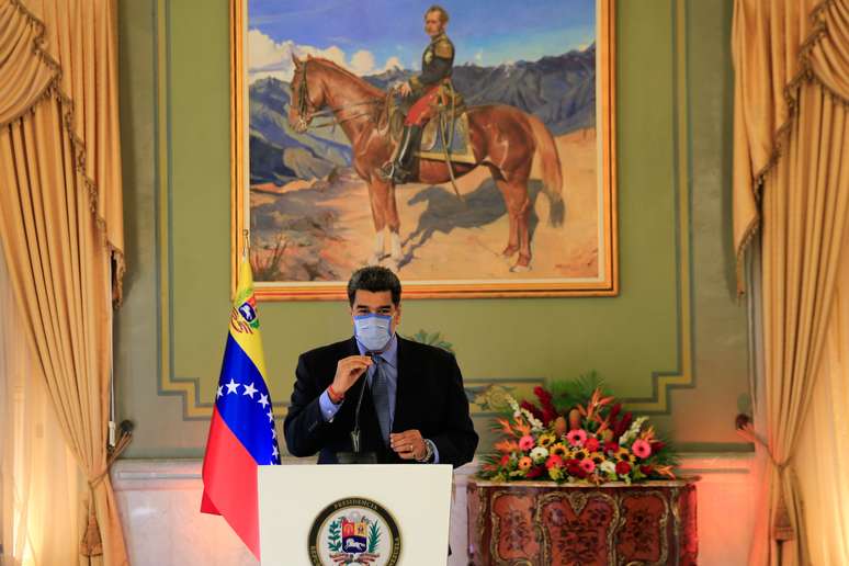 Presidente da Venezuela, Nicol&aacute;s Maduro
29/10/2020
Pal&aacute;cio de Miraflores/Divulga&ccedil;&atilde;o via REUTERS 