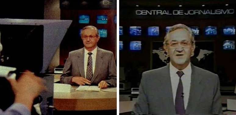 Boris no ‘TJ Brasil’ (SBT), em 1988, onde se consagrou: renovação no jeito de fazer jornalismo na TV