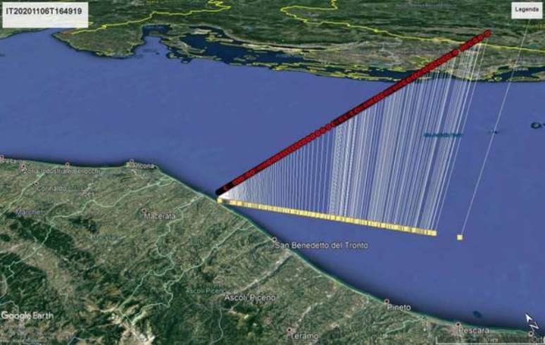 Fragmento de cometa percorreu 47km nos céus italianos antes de explodir