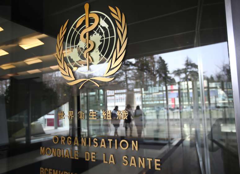 Logo da Organização Mundial de Saúde em Genebra
06/02/2020 REUTERS/Denis Balibouse