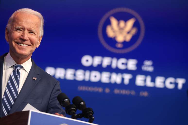 Presidente eleito dos EUA, Joe Biden
10/11/2020
REUTERS/Jonathan Ernst
