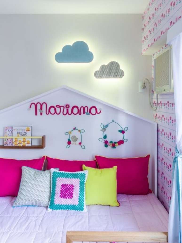 4. Cabeceira infantil casinha – Via: NaToca Design